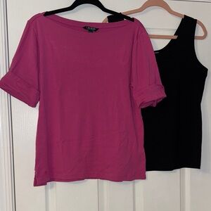 Ralph Lauren Pink Quarter Shirt Sleeve shirt